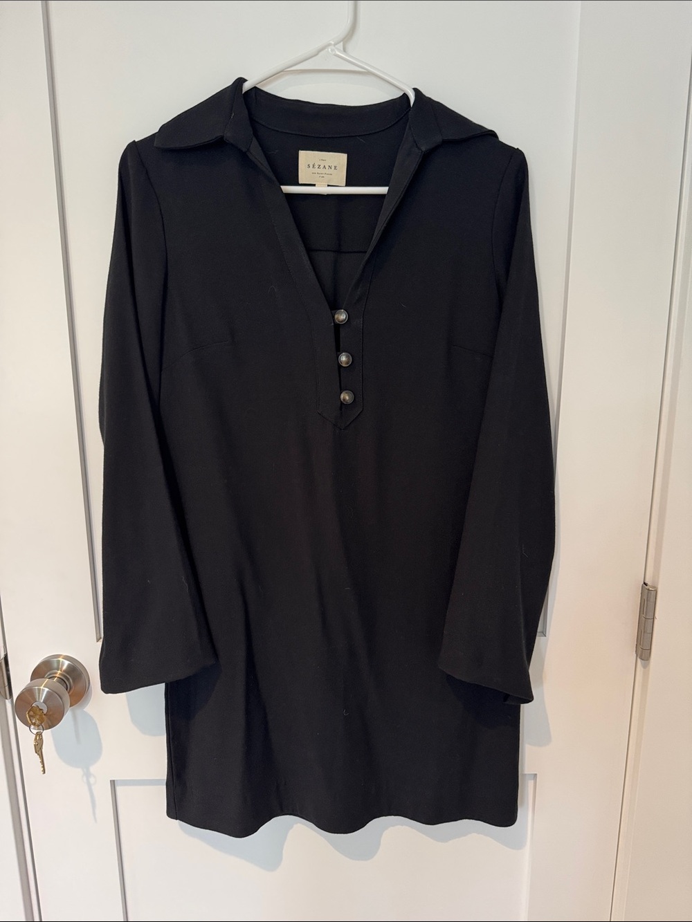 Sezane Sole Dress in Black size 2 (34)